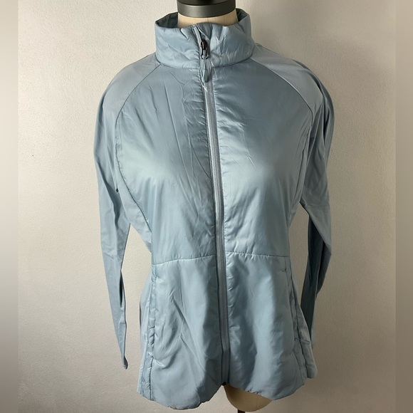 32 degrees Cool lightweight Light Blue insulated jacket Sz M - Picture 2 of 5